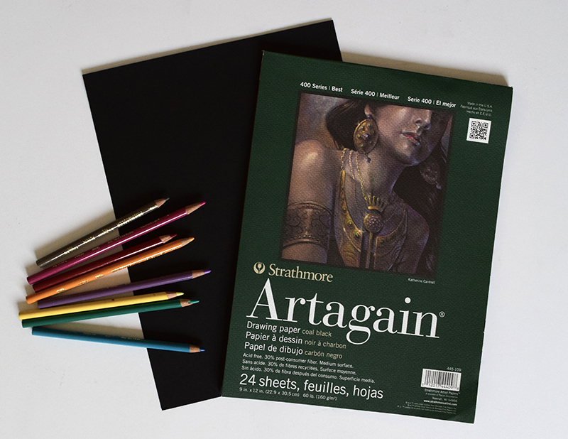 Strathmore Paper 400 Series Artagain Pad, 9x12, Assorted