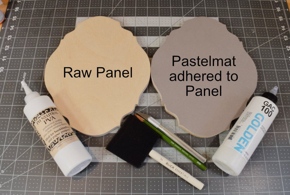 How to easily attach artwork to a wood panel - Using Yes Paste 