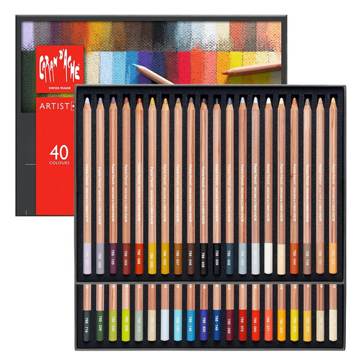 Box of 40 Colours PASTEL PENCILS
