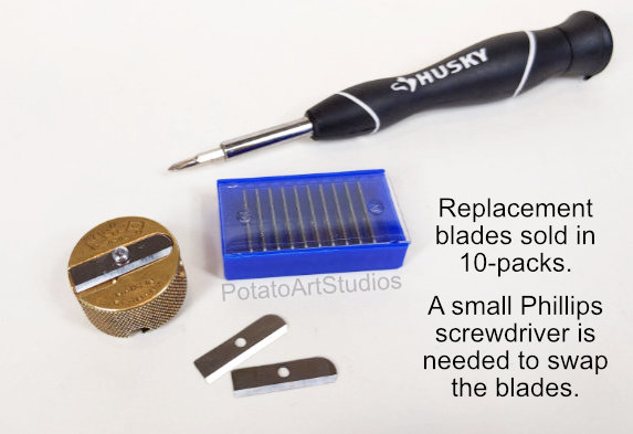 Replacement Pencil Sharpener Blades - For Small Hands