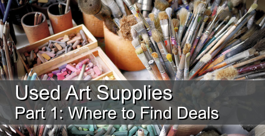 Used Art Supplies  Part 1: Where to Find Deals – Potato Art Studios