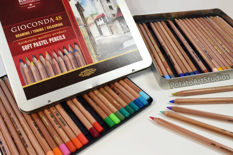 Conte Pastel Pencil Sets - 48 Assorted Colors