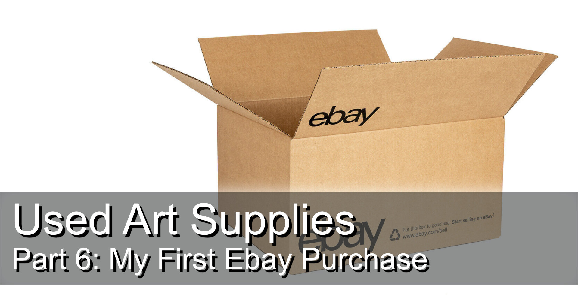 Used Art Supplies Part 6 My First Ebay Purchase Potato Art Studios