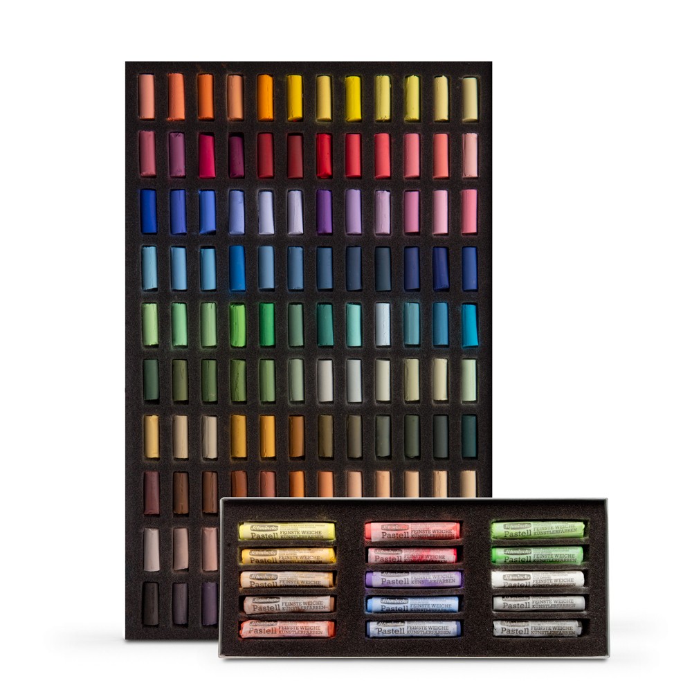 Sennelier Soft Pastels Cardboard Box Set of 80 Half Stick - Assorted Colors