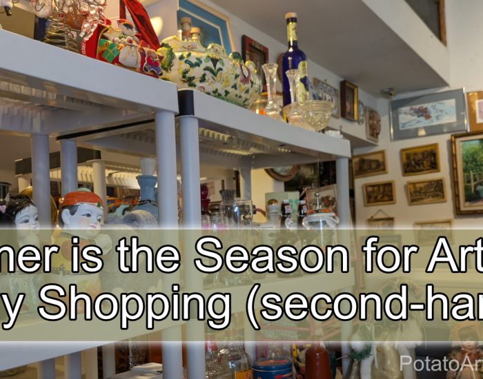Summer is the Season for Art Supply Shopping (second-hand)
